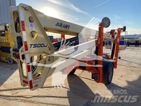 JLG T500J Ant priekabų montuojamos kėlimo platformos