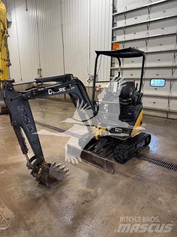John Deere 17 Mini ekskavatoriai < 7 t