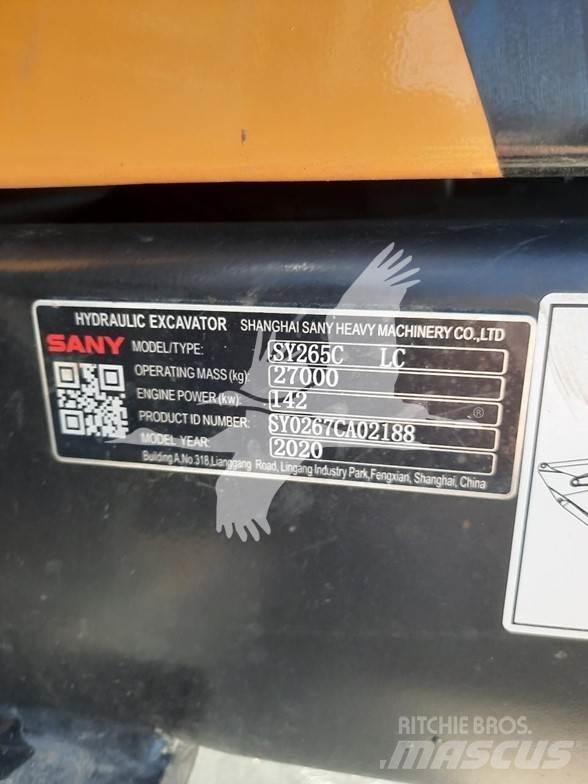 Sany SY265CLR Vikšriniai ekskavatoriai