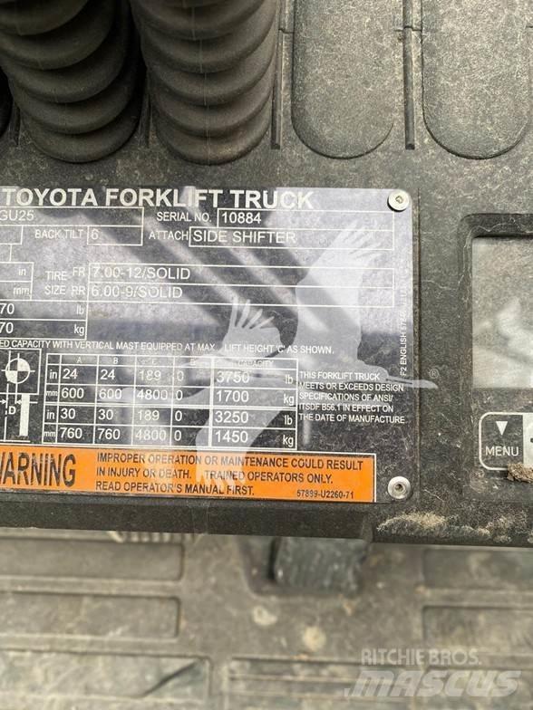Toyota 8FGU25 Dyzeliniai krautuvai