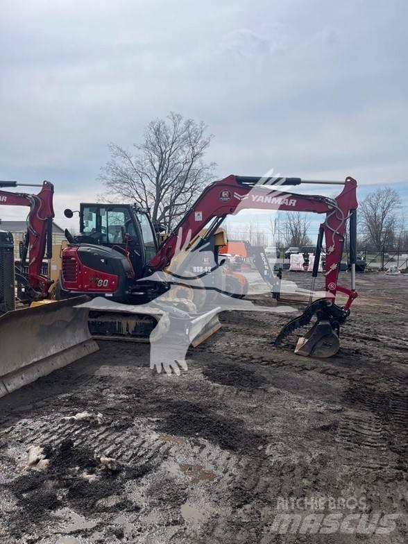 Yanmar VIO80 Vikšriniai ekskavatoriai
