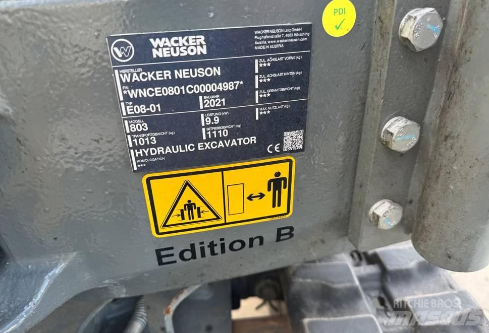 Wacker Neuson 803 Vikšriniai ekskavatoriai