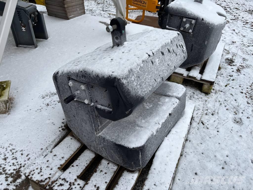 Lisäpaino 1000kg Priekiniai svoriai