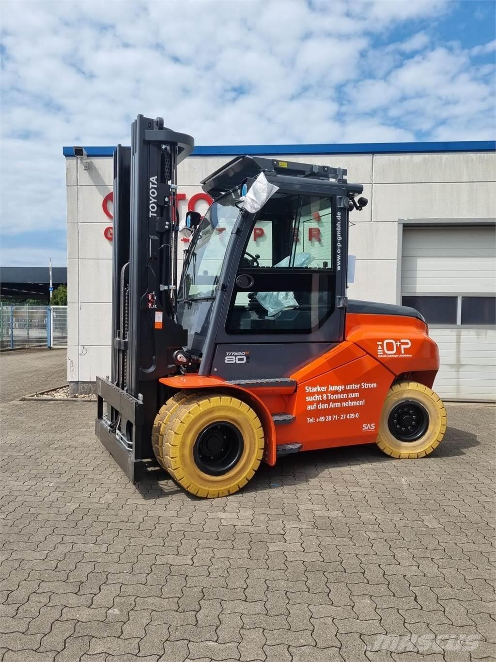 Toyota 9FBH80T Elektriniai šakiniai krautuvai