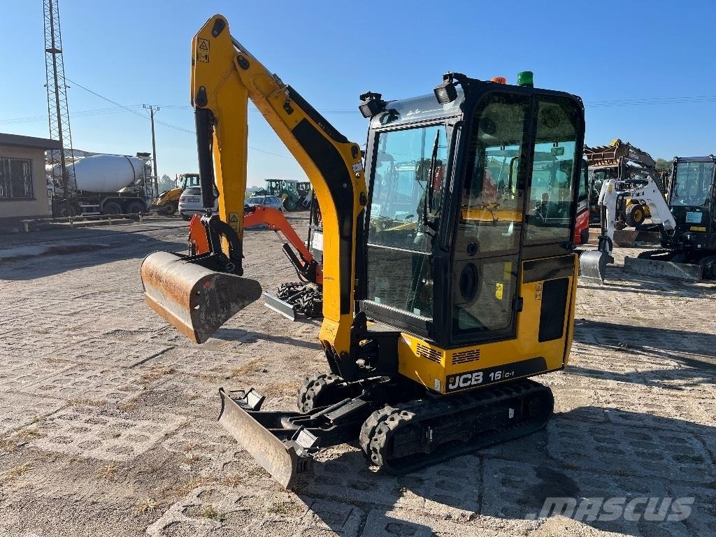 JCB 16 C-1 T3 Mini ekskavatoriai < 7 t