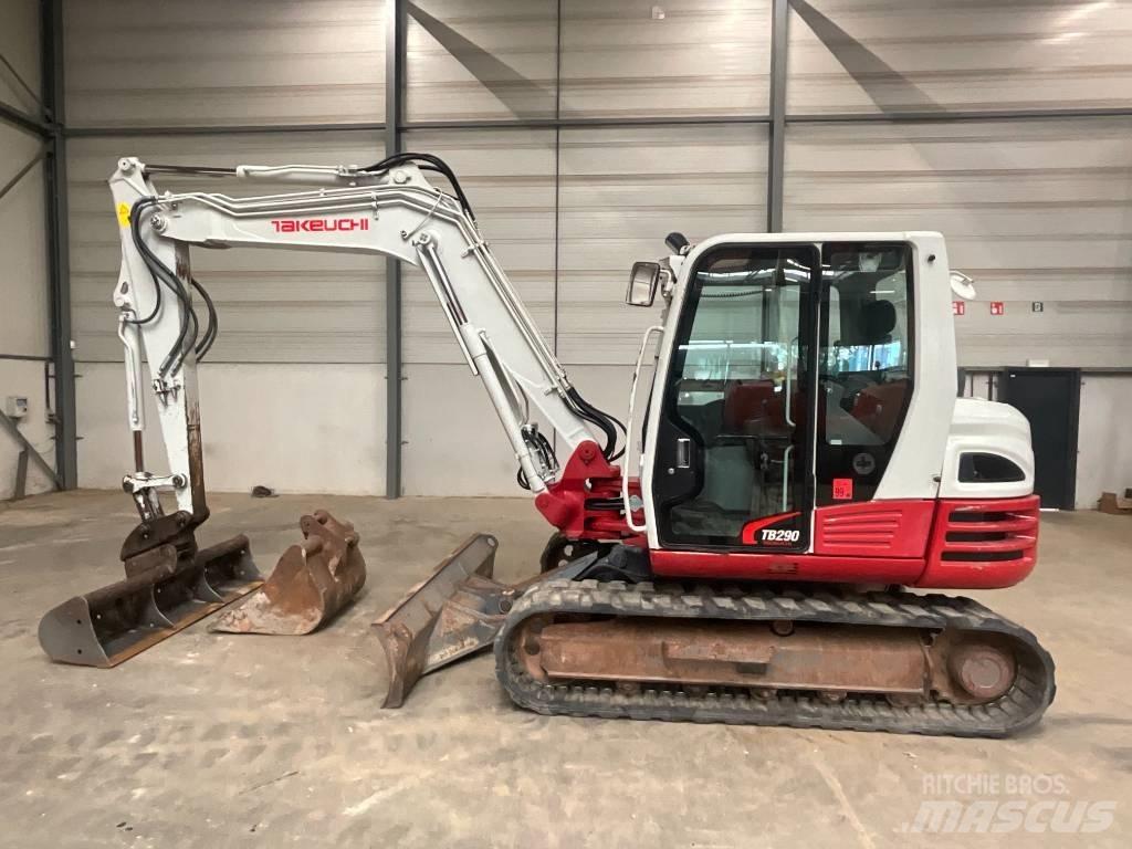 Takeuchi TB 290 Vidutinės galios ekskavatoriai 7-12 t
