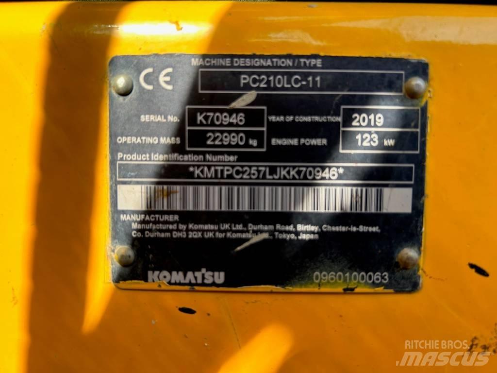 Komatsu PC 210 LC-11 Vikšriniai ekskavatoriai