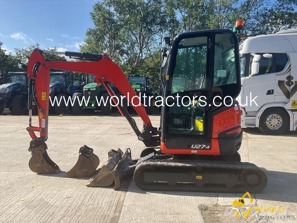 Kubota U 27-4 Mini ekskavatoriai < 7 t