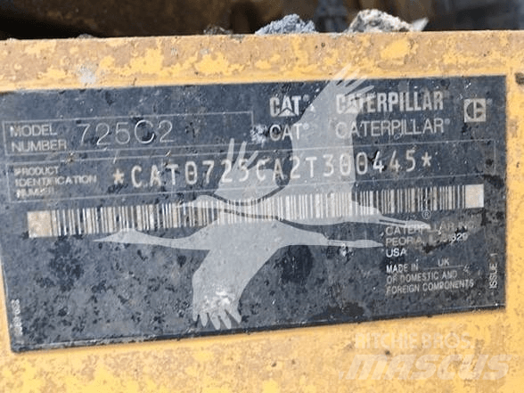 CAT 725C2 Karjeriniai savivarčiai