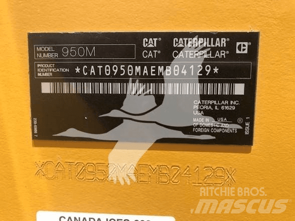 CAT 950M Naudoti ratiniai krautuvai