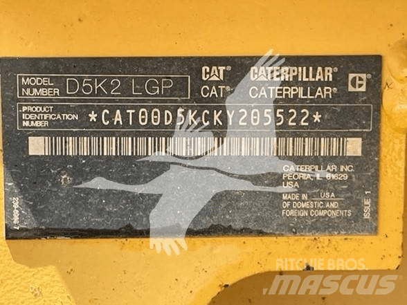 CAT D5K2 LGP Vikšriniai buldozeriai