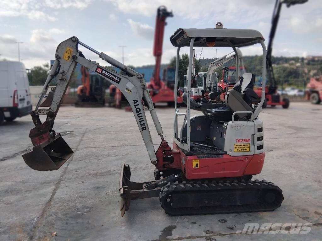 Takeuchi TB 215 R Mini ekskavatoriai < 7 t