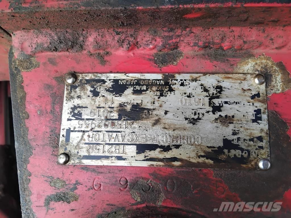Takeuchi TB 215 R Mini ekskavatoriai < 7 t