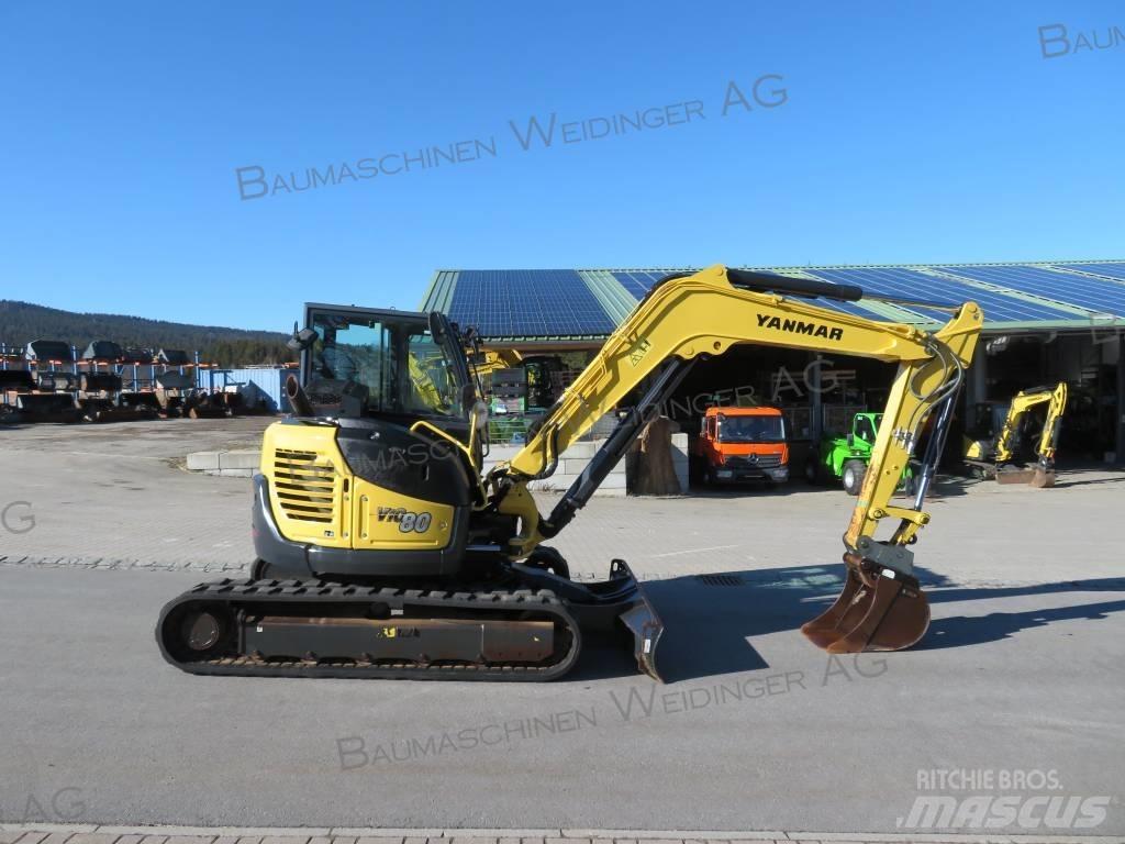 Yanmar Vio 80 Vidutinės galios ekskavatoriai 7-12 t