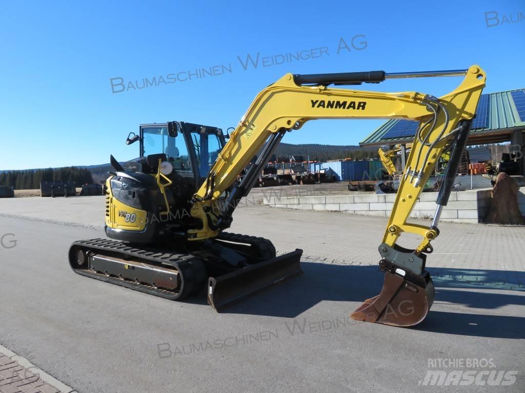 Yanmar Vio 80 Vidutinės galios ekskavatoriai 7-12 t