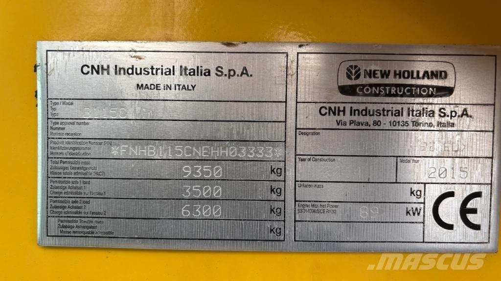 New Holland B 115 C Ekskavatoriniai krautuvai