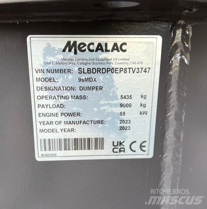 Mecalac 9smdx Karjeriniai savivarčiai