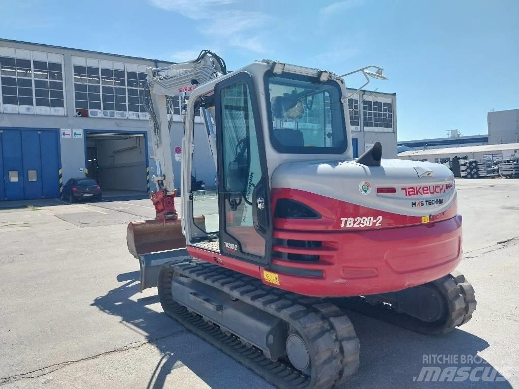 Takeuchi TB290-2 Vidutinės galios ekskavatoriai 7-12 t