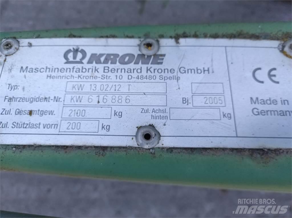 Krone KW1302/12T Šieno grėbliai ir vartytuvai