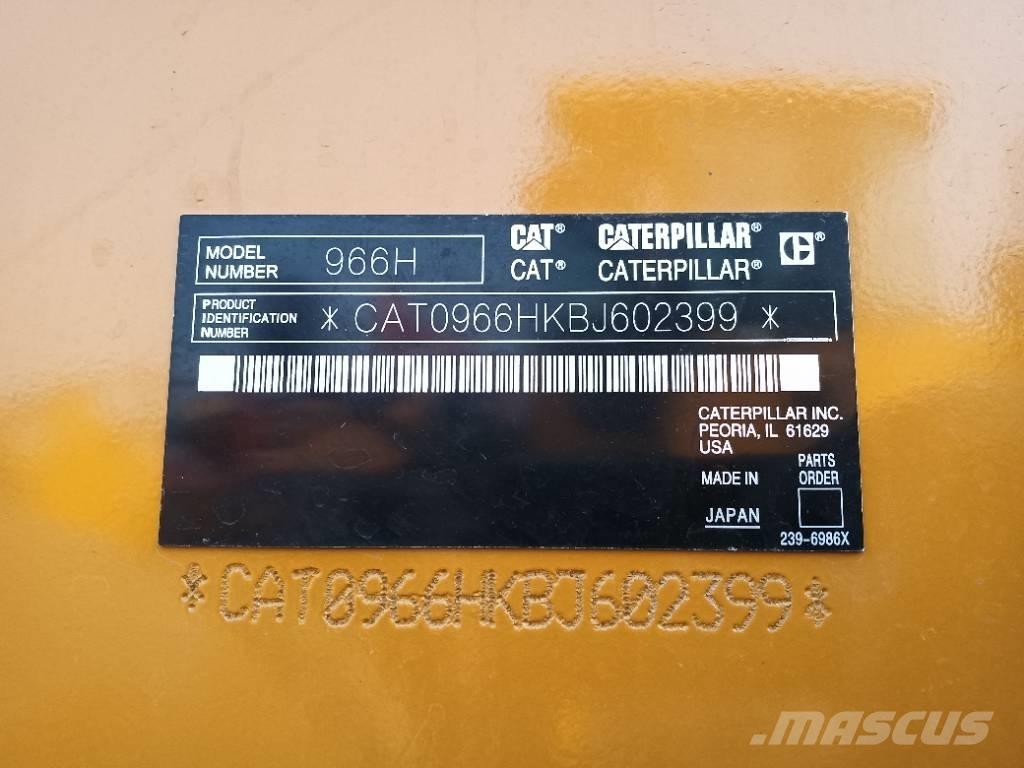 CAT 966 H Naudoti ratiniai krautuvai