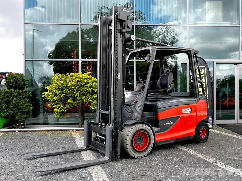 Linde E50HL-01/600 Elektriniai šakiniai krautuvai