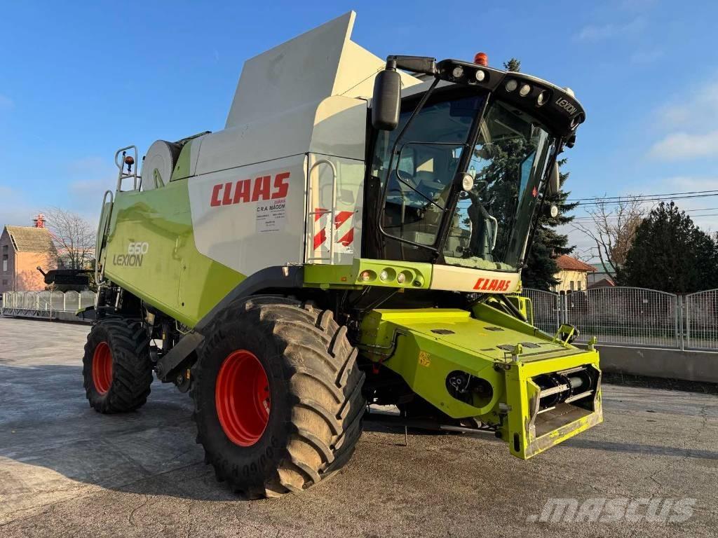 CLAAS Lexion 660 Derliaus nuėmimo kombainai