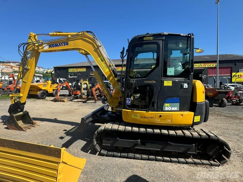 Komatsu PC 80 MR-3 Vidutinės galios ekskavatoriai 7-12 t