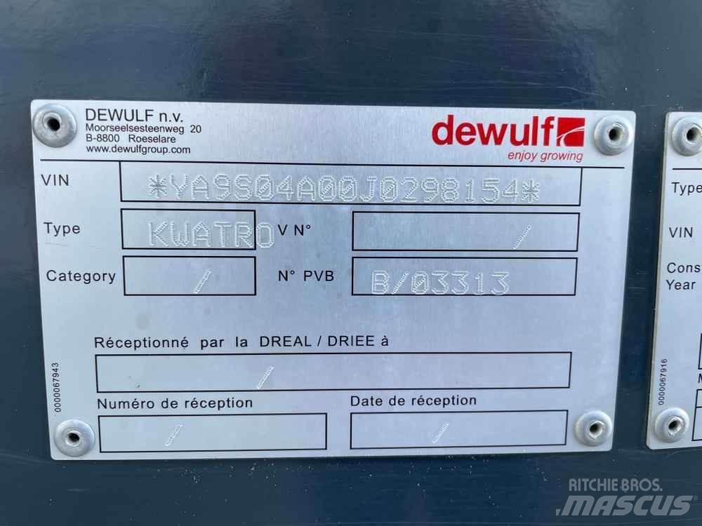 Dewulf KWATRO Žemės ūkis - Kita