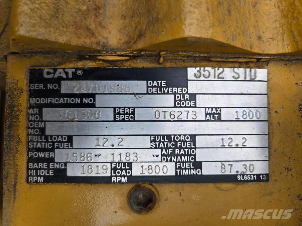 CAT 3512 Dyzeliniai generatoriai