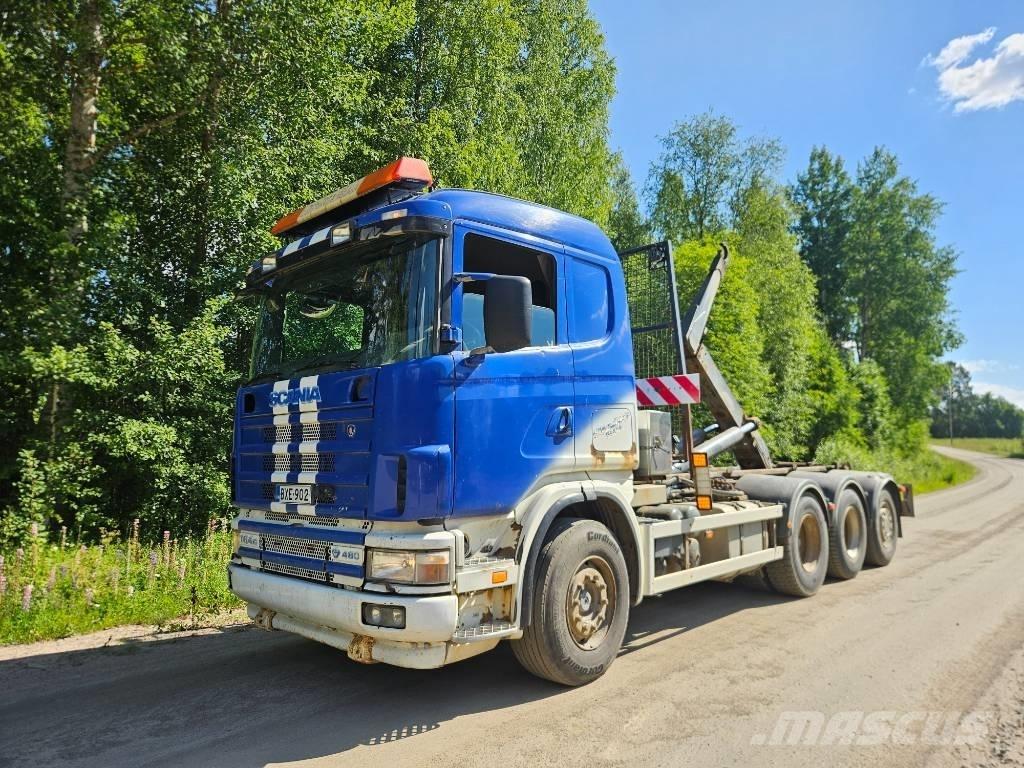 Scania 164 G 480 Sunkvežimiai su keliamuoju kabliu