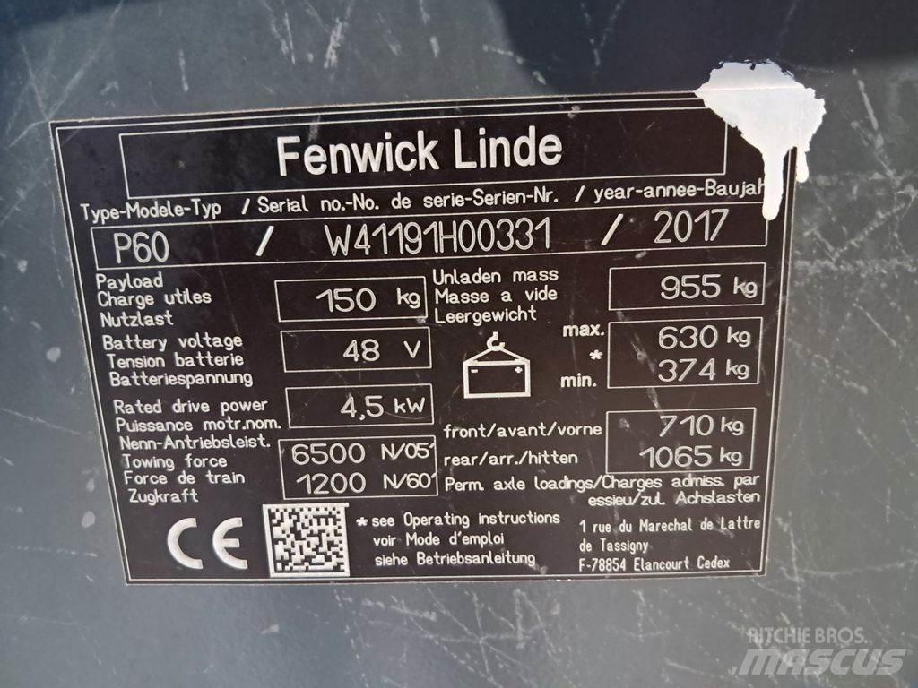 Linde P60 Naudoti vilkikai