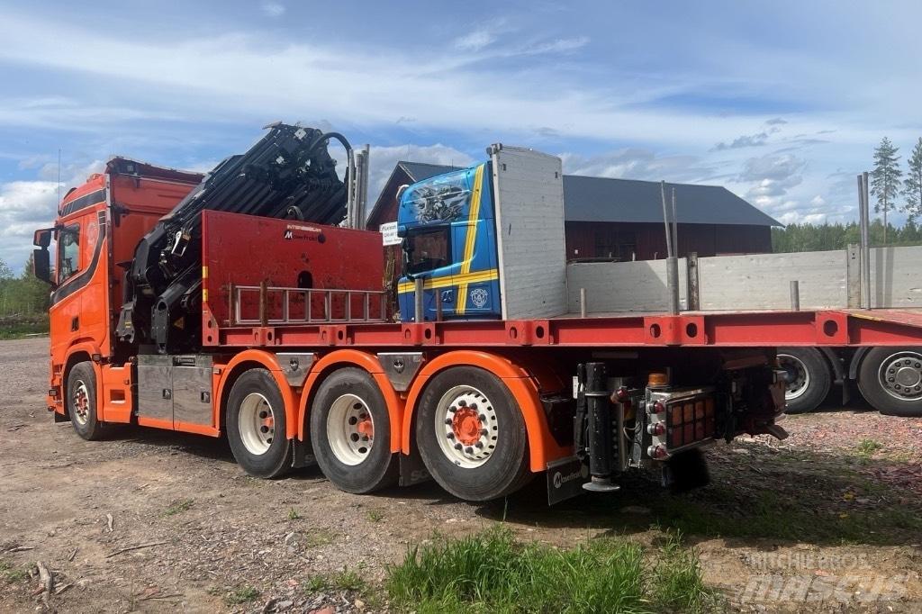 Scania R 500 Automobiliniai kranai