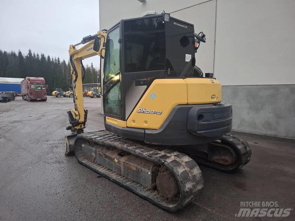 Yanmar SV 100-2A Vidutinės galios ekskavatoriai 7-12 t