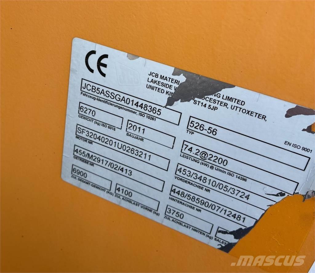 JCB 526-56 Teleskopiniai krautuvai žemės ūkiui