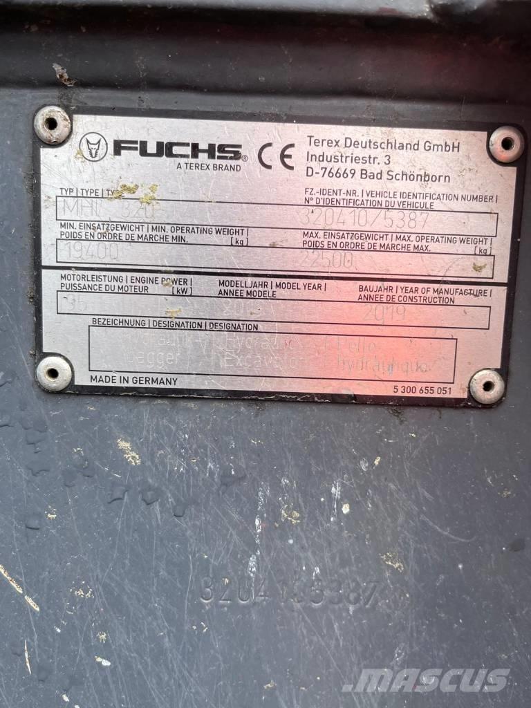 Terex Fuchs MHL320 Krovimas/Kėlimas - Kita