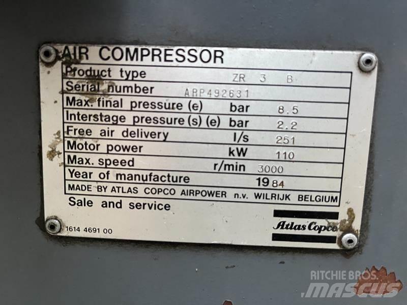 Atlas Copco ZR 3 B Kompresoriai