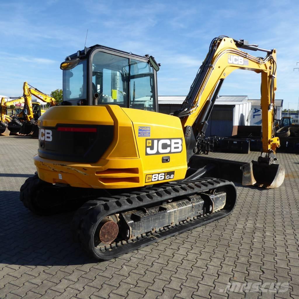 JCB 86C-2 Mono Vidutinės galios ekskavatoriai 7-12 t