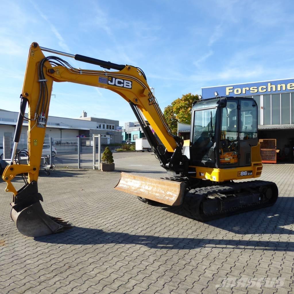 JCB 86C-2 Mono Vidutinės galios ekskavatoriai 7-12 t