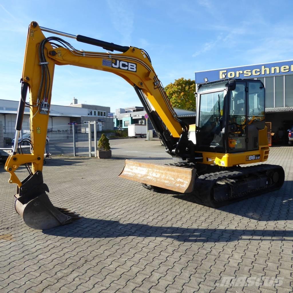 JCB 86C-2 Mono Vidutinės galios ekskavatoriai 7-12 t