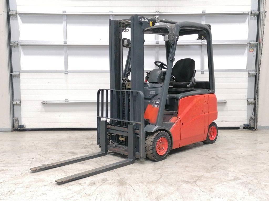 Linde E16PH-01 Elektriniai šakiniai krautuvai