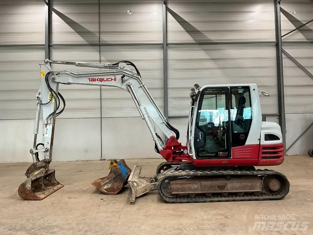 Takeuchi TB 290 Vidutinės galios ekskavatoriai 7-12 t