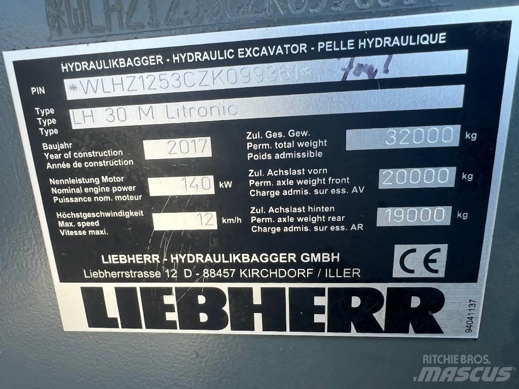 Liebherr LH30M Atliekų / pramoniniai krautuvai