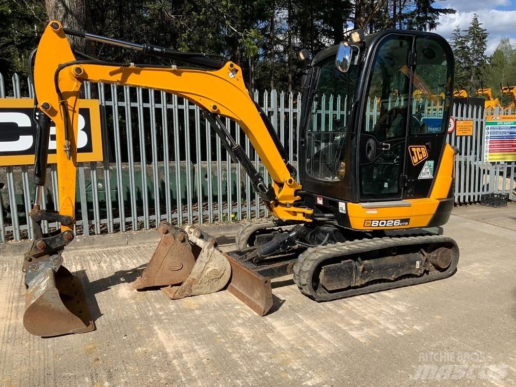 JCB 8026 CTS Mini ekskavatoriai < 7 t