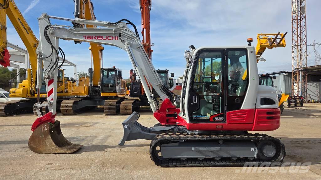 Takeuchi TB 290 Vidutinės galios ekskavatoriai 7-12 t