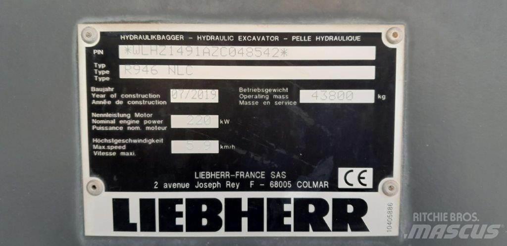 Liebherr R946 Vikšriniai ekskavatoriai