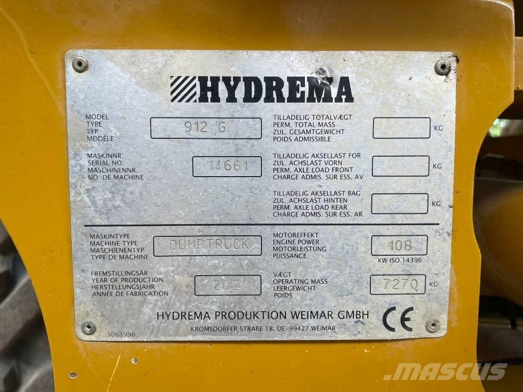 Hydrema 912 G Karjeriniai savivarčiai