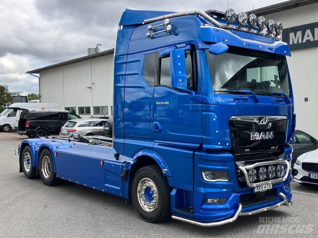 MAN TGX 26.510 Sunkvežimiai su keliamuoju kabliu