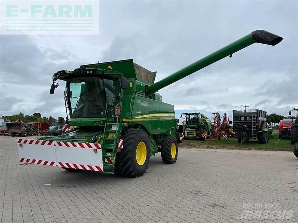John Deere t560 Derliaus nuėmimo kombainai