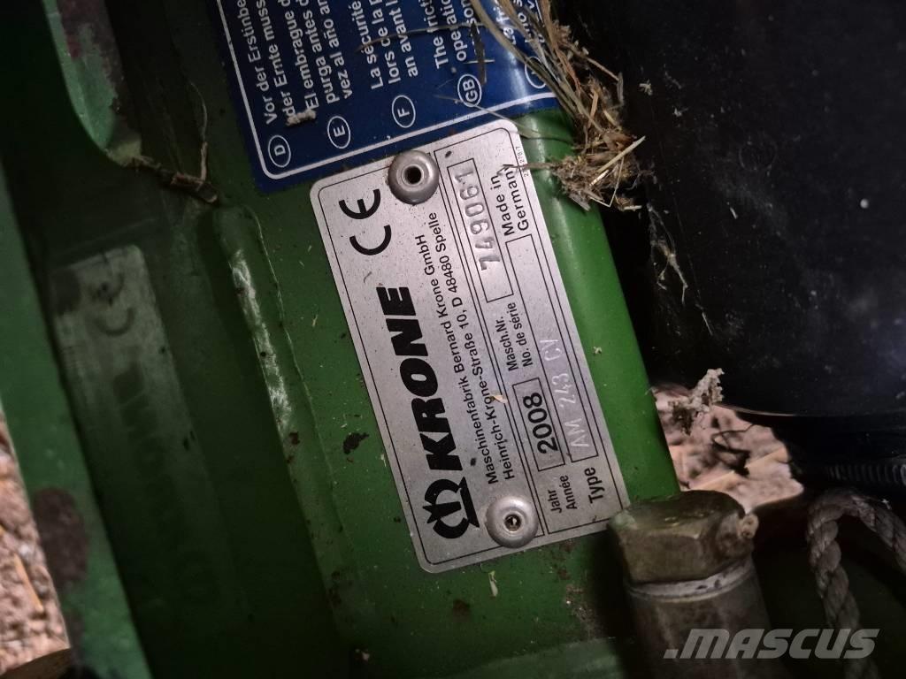 Krone AM 243 CV Šienapjovės