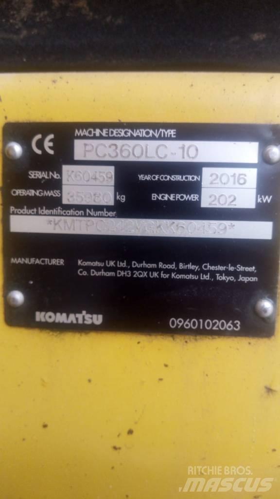 Komatsu PC 360 LC-10 Vikšriniai ekskavatoriai
